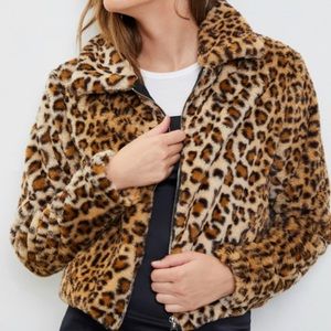 Fur Leopard Jacket